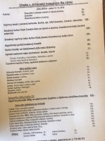 Jirčanská Hospůdka Na Návsi menu