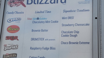 Dairy Queen Grill Chill menu