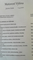 Motorest Výšina menu