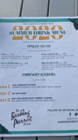 The King Parrot menu