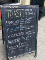 Toast All Day Mount Pleasant menu