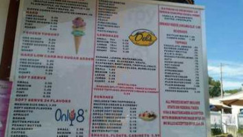 Dear Hearts Ice Cream menu