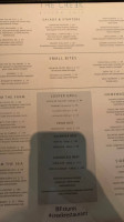 The Creek Bistro Chic menu