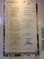 Tacofino Yaletown Burrito menu