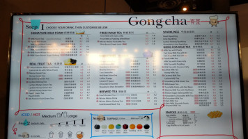 Gong Cha Bubble Tea inside