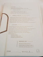 Botanist menu