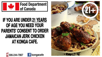 Konga Cafe food