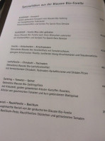 Blausee menu