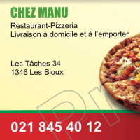 Chez Manu Pizzeria food