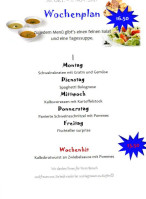 Flüüger menu