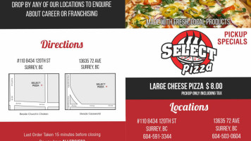 Select Pizza food