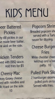 Barley Station Brew Pub menu