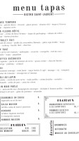 Saint Laurent Café Bistro Home menu