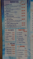 Mariscos Don Beto menu