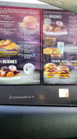 McDonald's menu