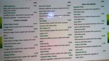 Saravana Bhavan menu