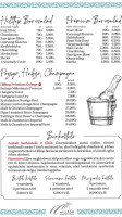 Hilltop Wine Estate menu