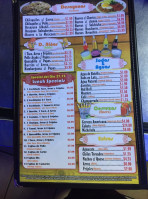 Los Ranchos Latinos menu