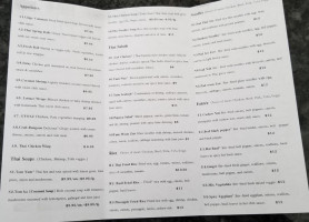 Nai Thai 2 menu