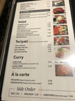 Matoi Sushi menu