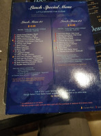 Little Bangkok Thai Cuisine menu