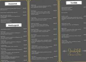 Görbe Tök Falatozó és Kiskocsma menu