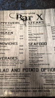 Hughes X Ranch menu