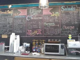 Pill Box Cafe menu