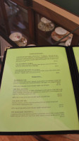 Governor Croswell Tea Room menu