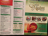 Spice Merchant menu