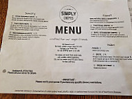 Simply Crepes Pittsford menu