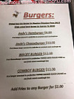 Andy's Kitchen menu