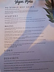 The Royal Saracens Head menu