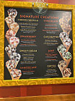 Cold Stone Creamery menu