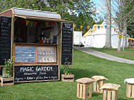 Magic Garden Food Cart outside