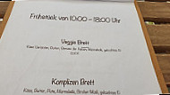 Komplizen Cafe menu