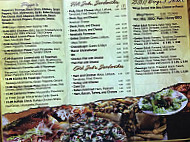 Fredy's Brickwood Pizza menu