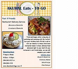 Akumal Eats - TO GO