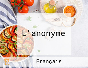 L'anonyme