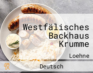 Westfälisches Backhaus Krumme