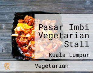 Pasar Imbi Vegetarian Stall