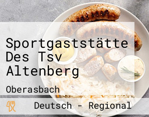 Sportgaststätte Des Tsv Altenberg