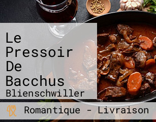 Le Pressoir De Bacchus