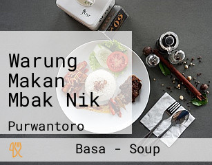 Warung Makan Mbak Nik