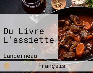 Du Livre L'assiette