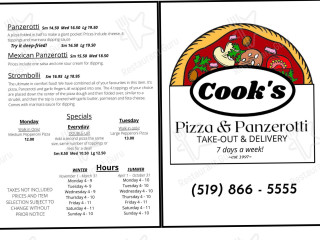 Cook's Pizza Panzerotti