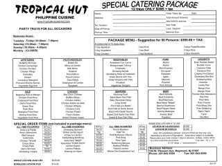 Tropical Hut Filipino Cuisine