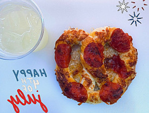 Grandma Herzberg Pretzel And Lemonade