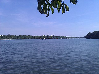 Maschsee, Nordufer Biergarten