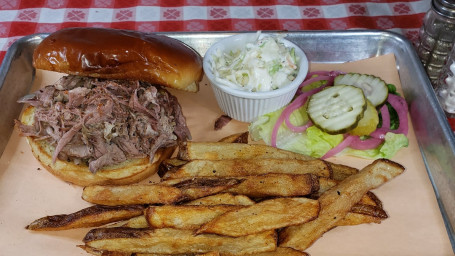 Langzaam Gerookt Broodje Pulled Pork